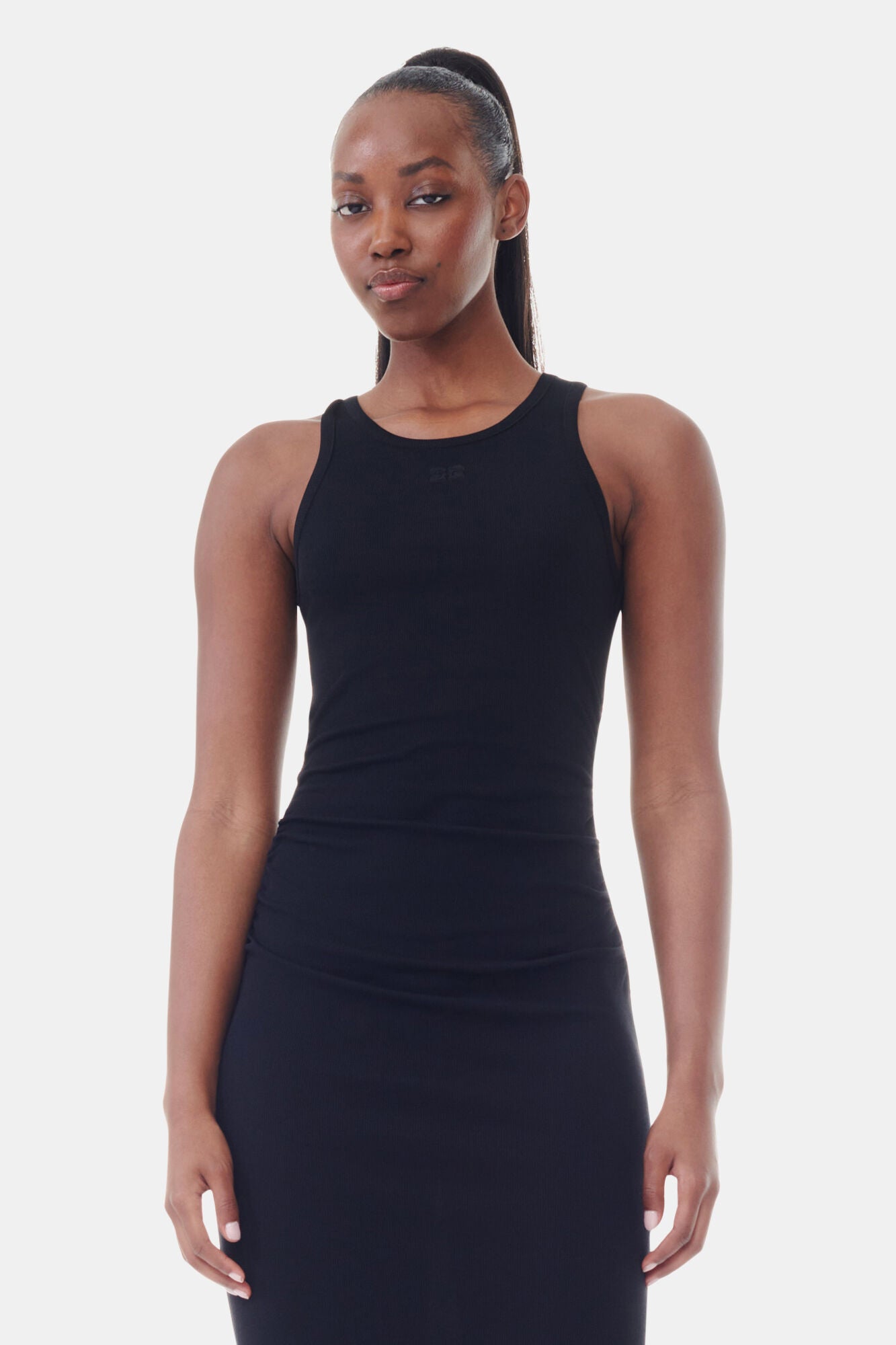 Soft Cotton Rib Tank Dress