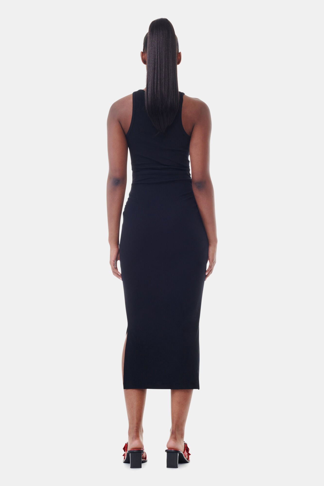 Soft Cotton Rib Tank Dress