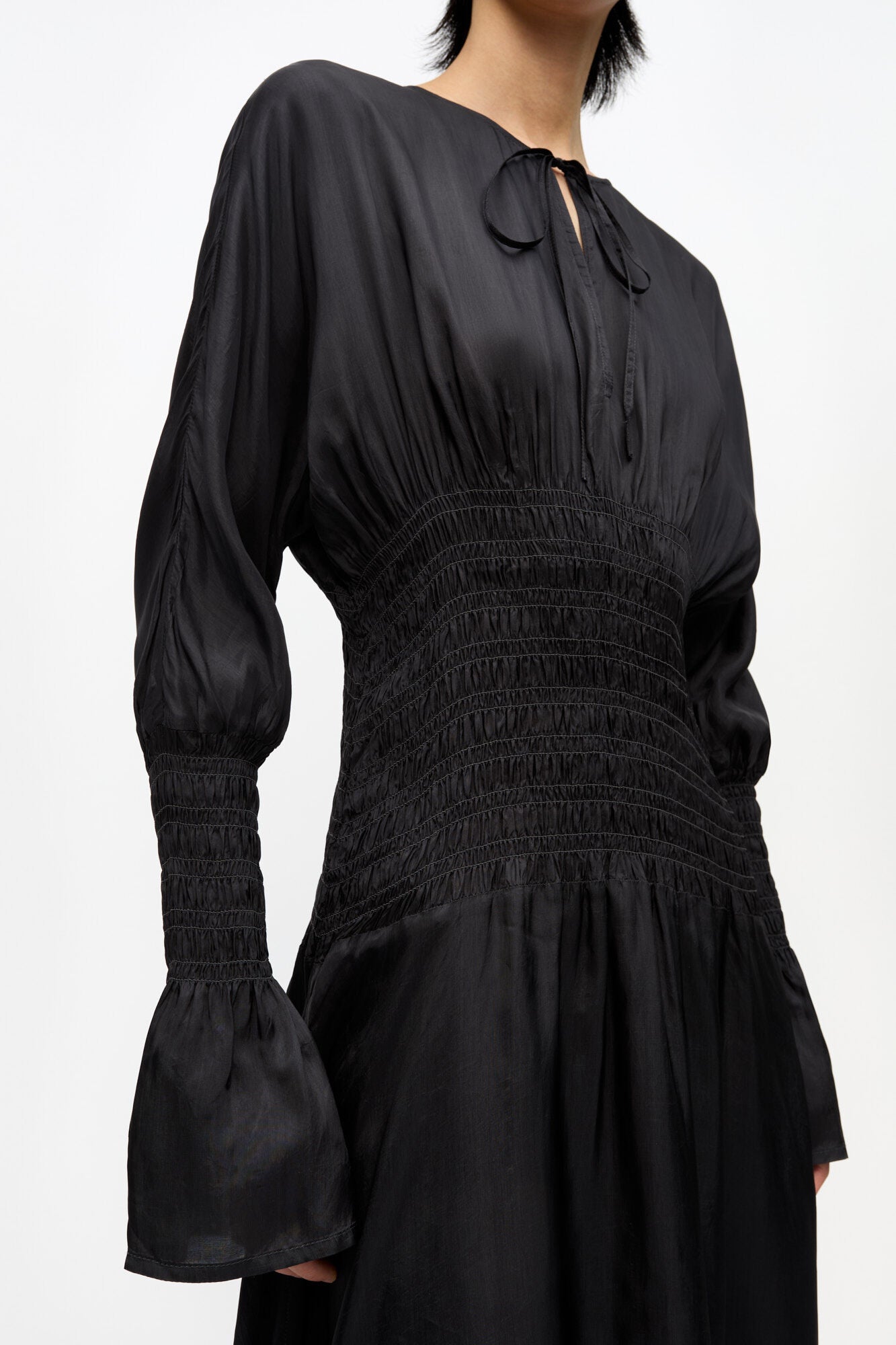 Habotai Smock Dress