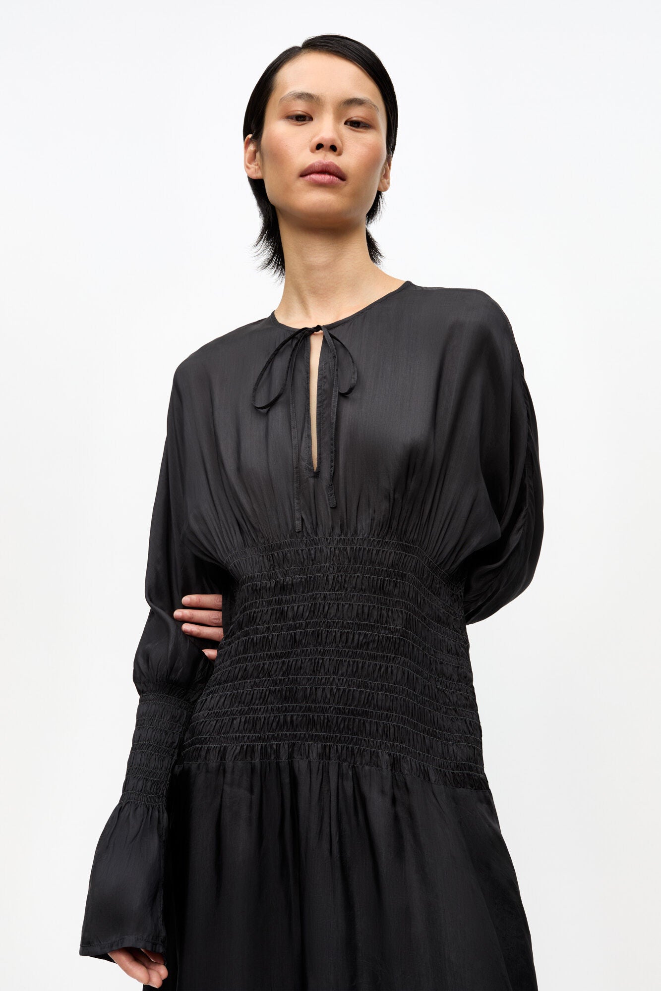 Habotai Smock Dress