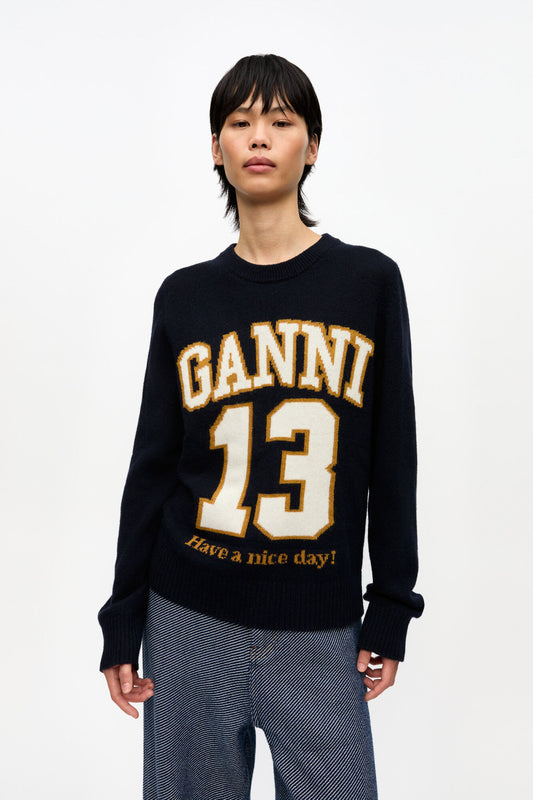 Graphic Baseball Jumper