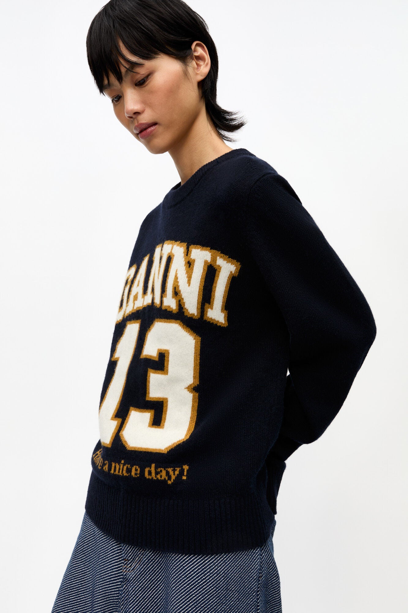 Graphic Baseball Jumper