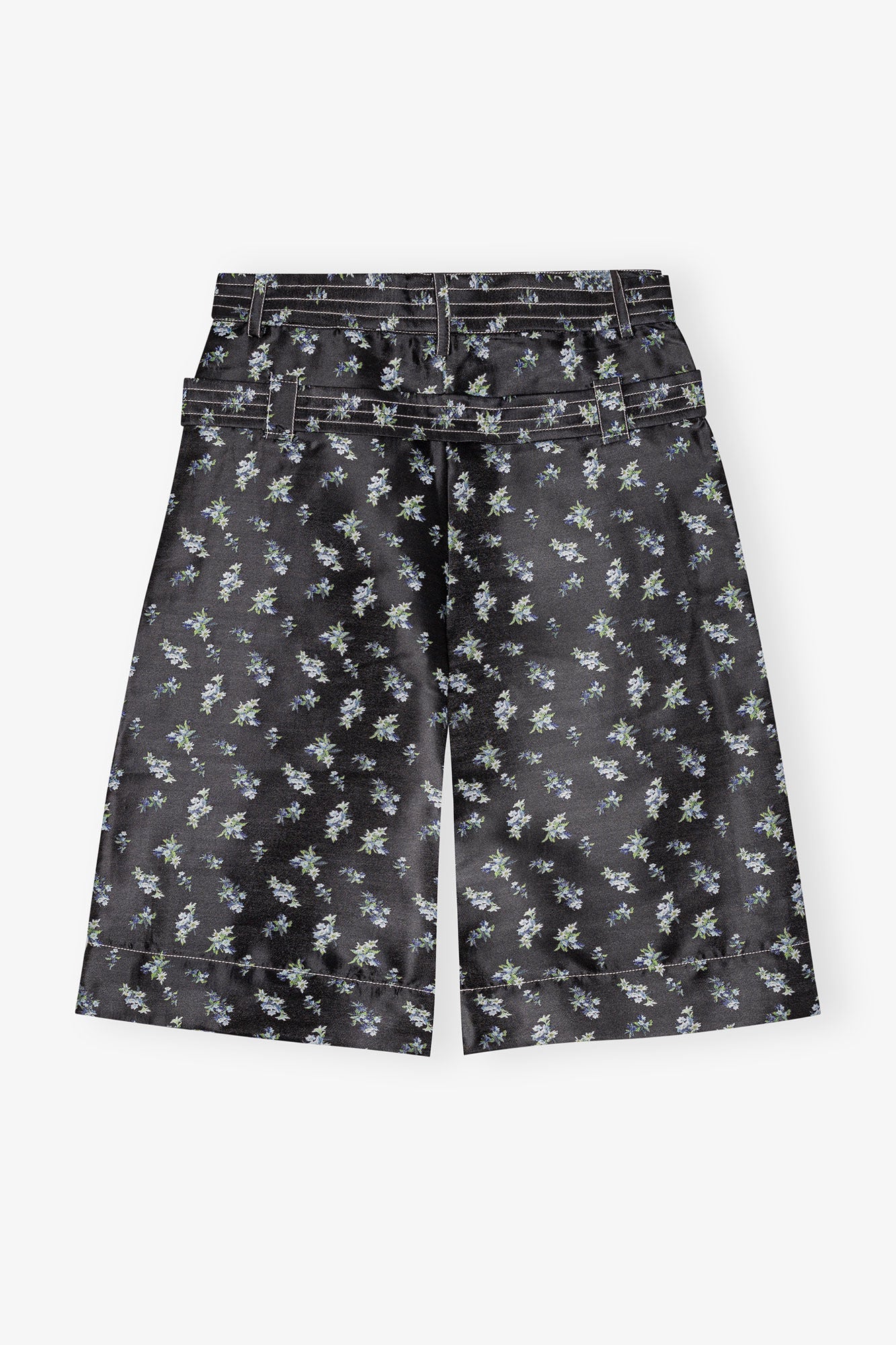 Floral Jacquard Shorts