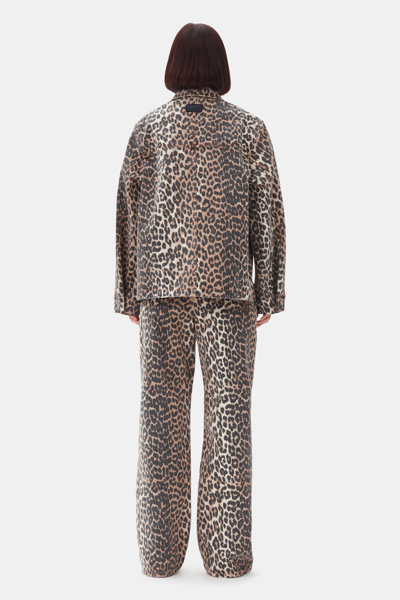 Leopard Denim Jacket