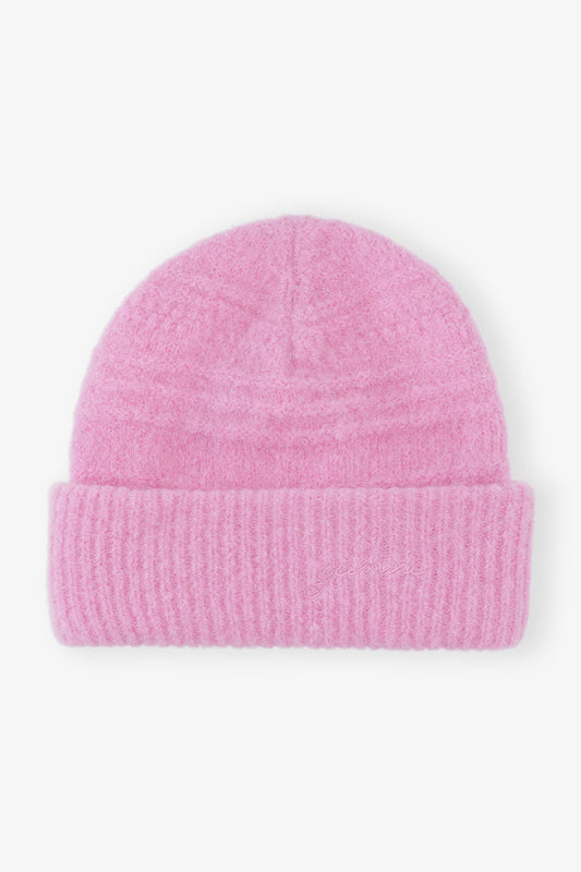 Pink Soft Wool Beanie