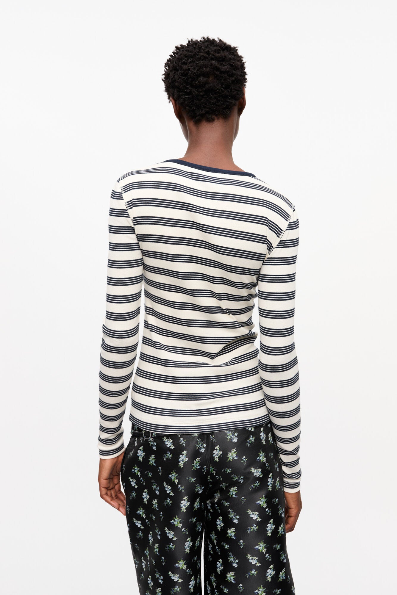 Striped Soft Rib Tee