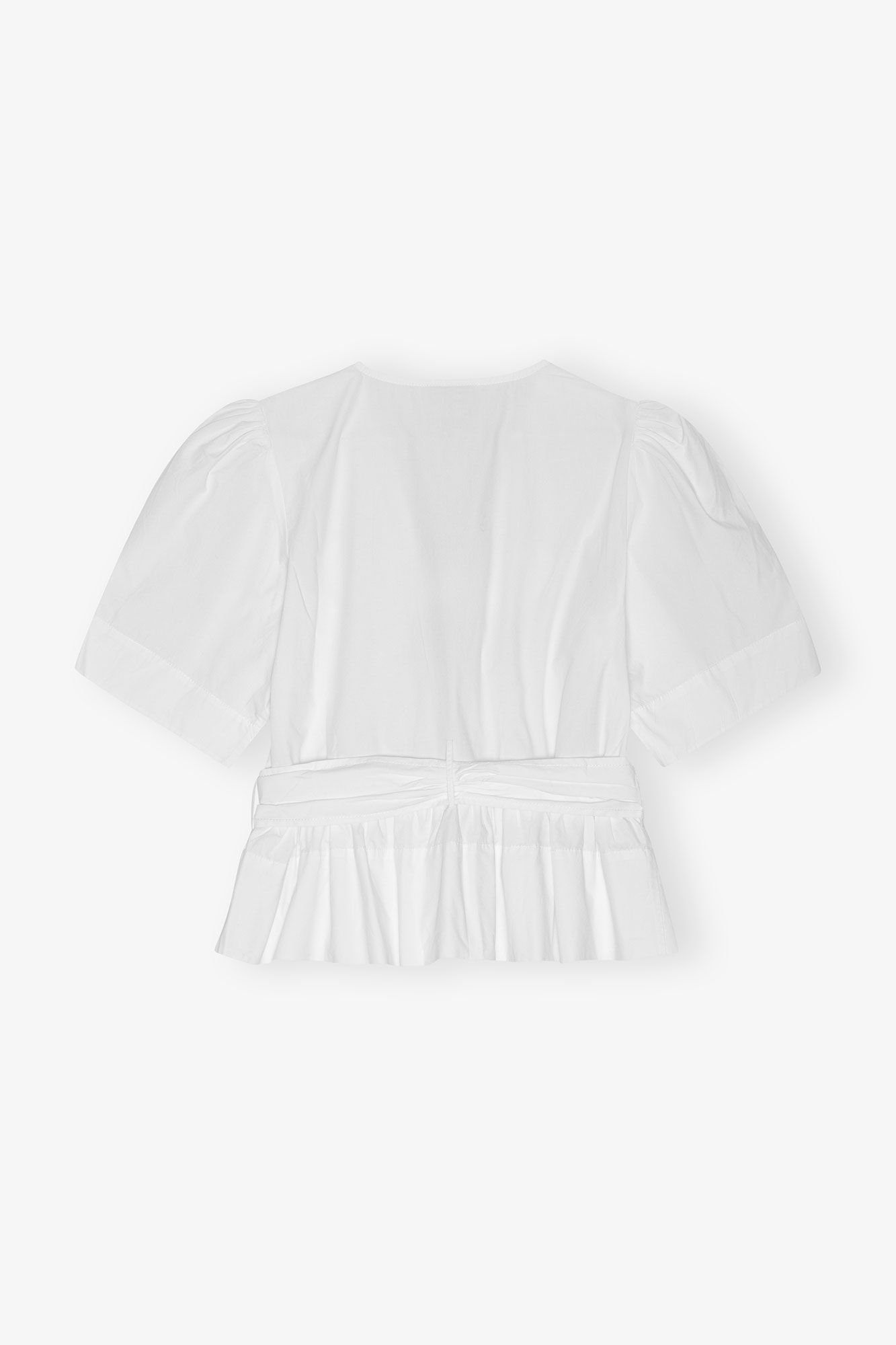 Cotton Tie Strap Blouse