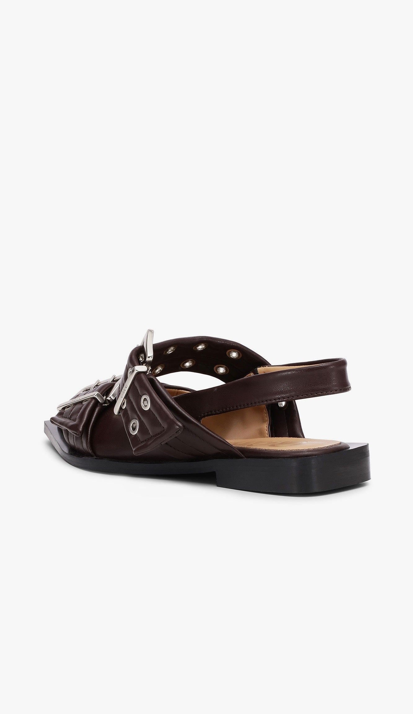 Buckle Chunky Ballerina Chocolate