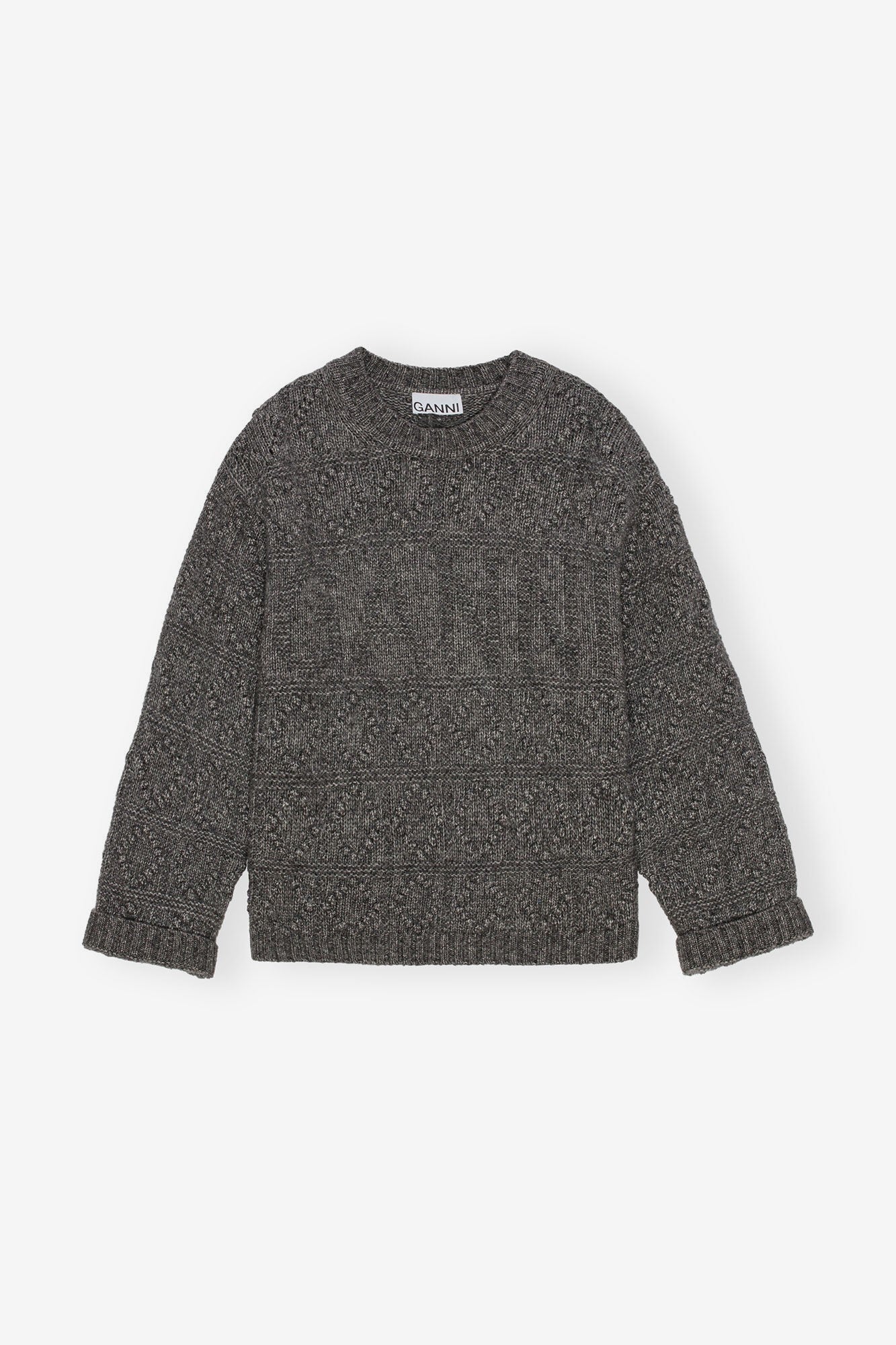 Grey Bubble Knit