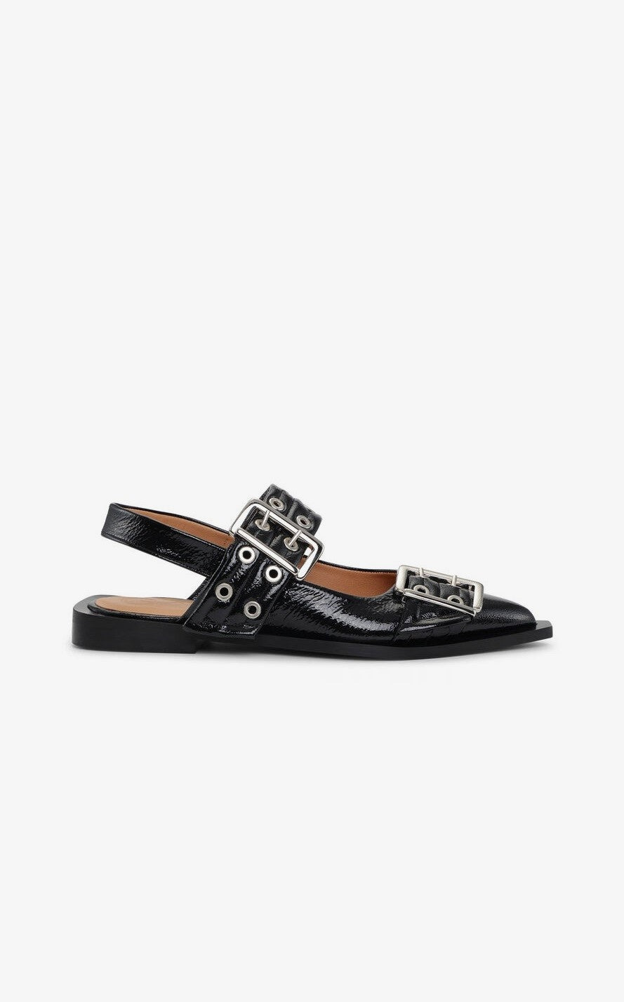 Chunky Buckle Ballerina