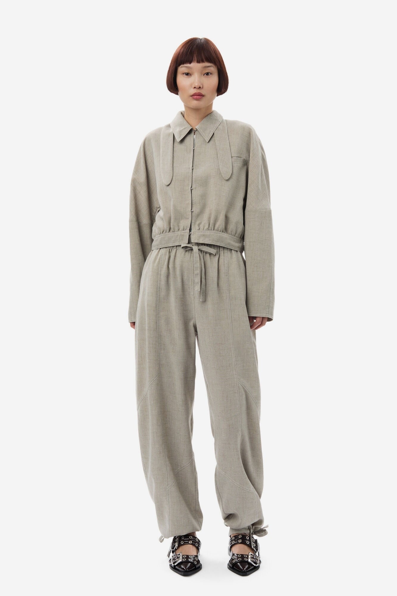 Light Melange Short Jacket