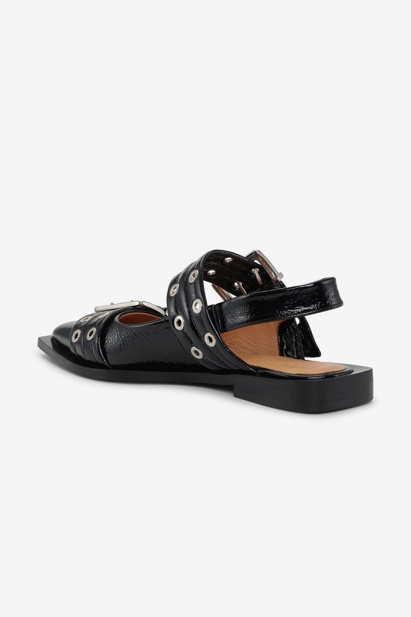 Chunky Buckle Ballerina