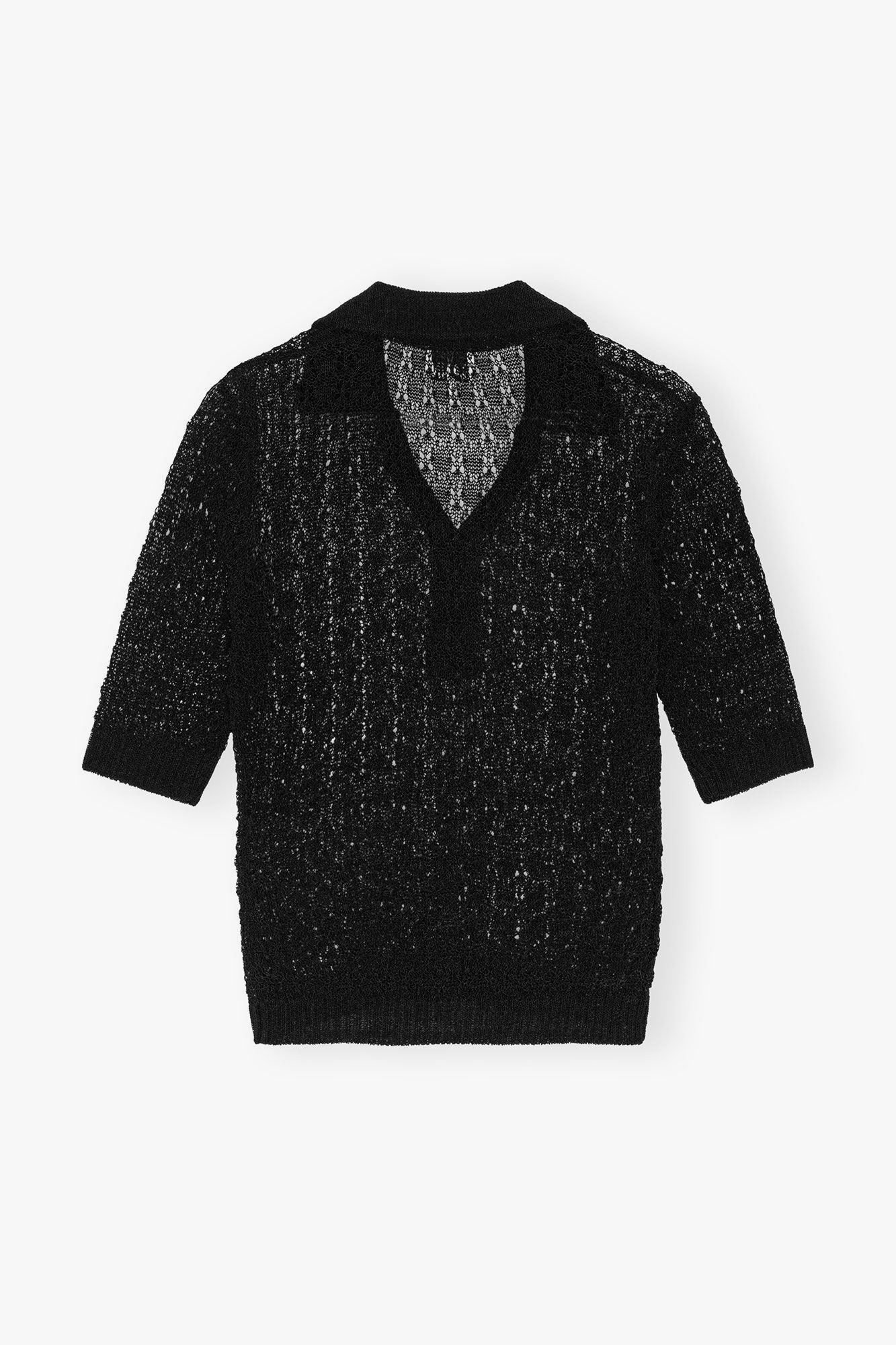 Shiny Knit  Polo