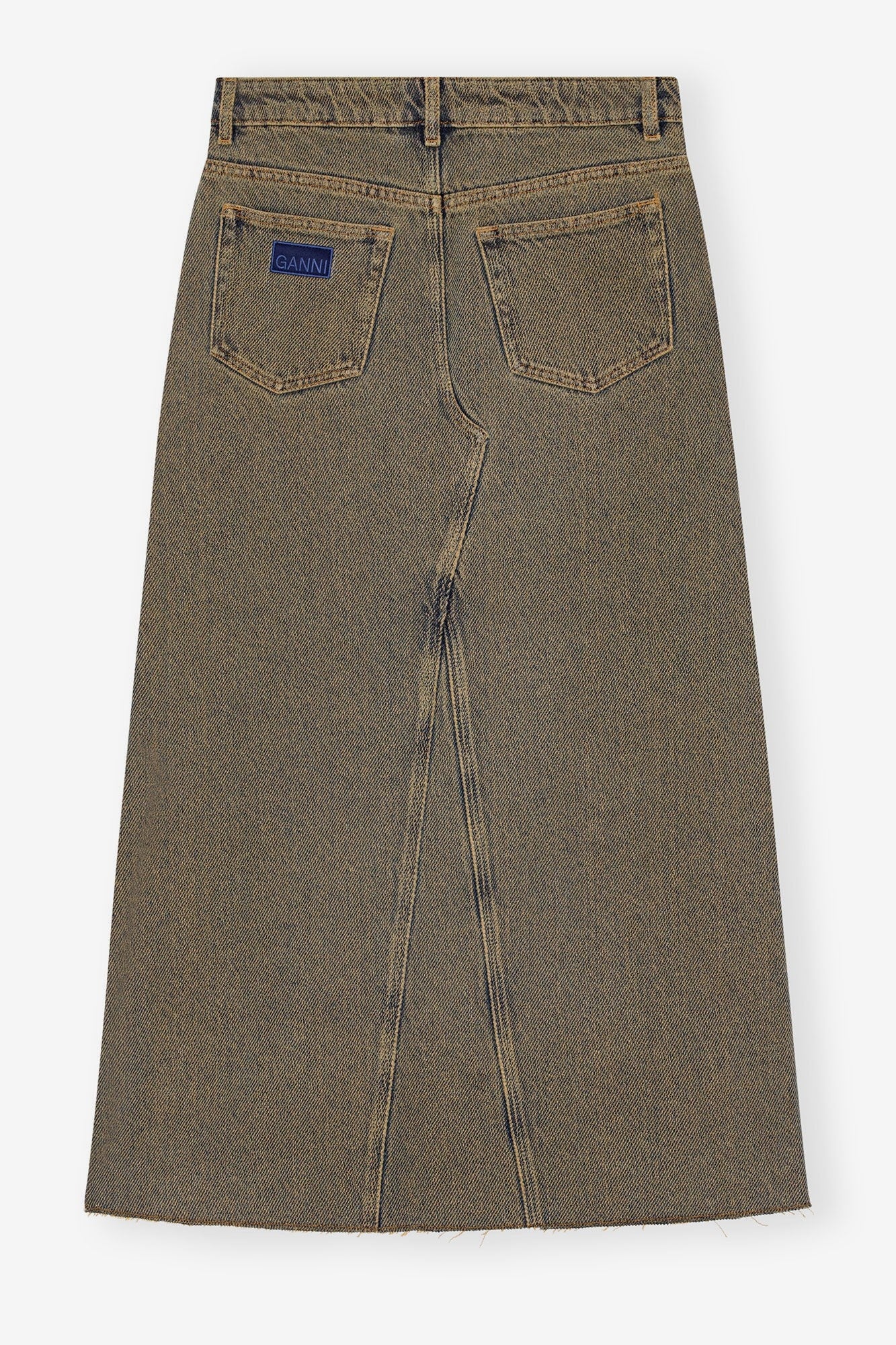 Heavy Denim Maxi Skirt