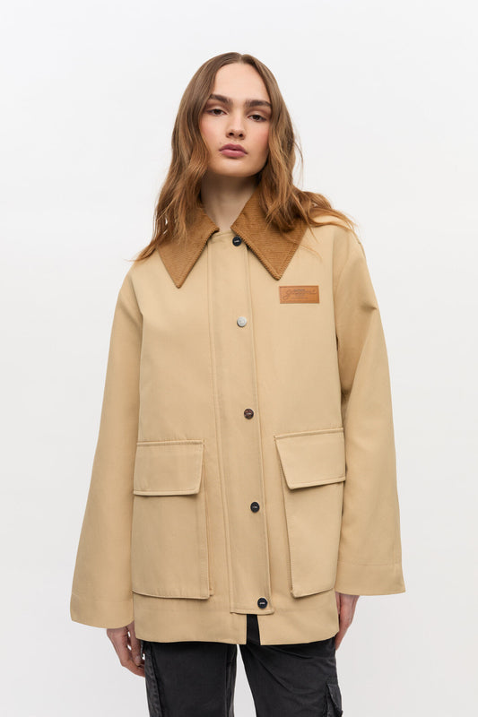 Camel Twill Jacket