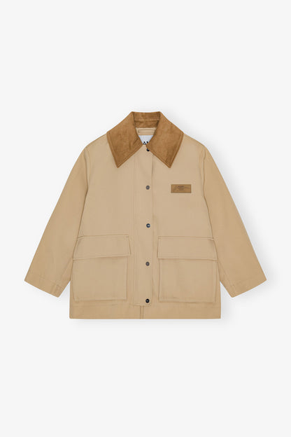 Camel Twill Jacket