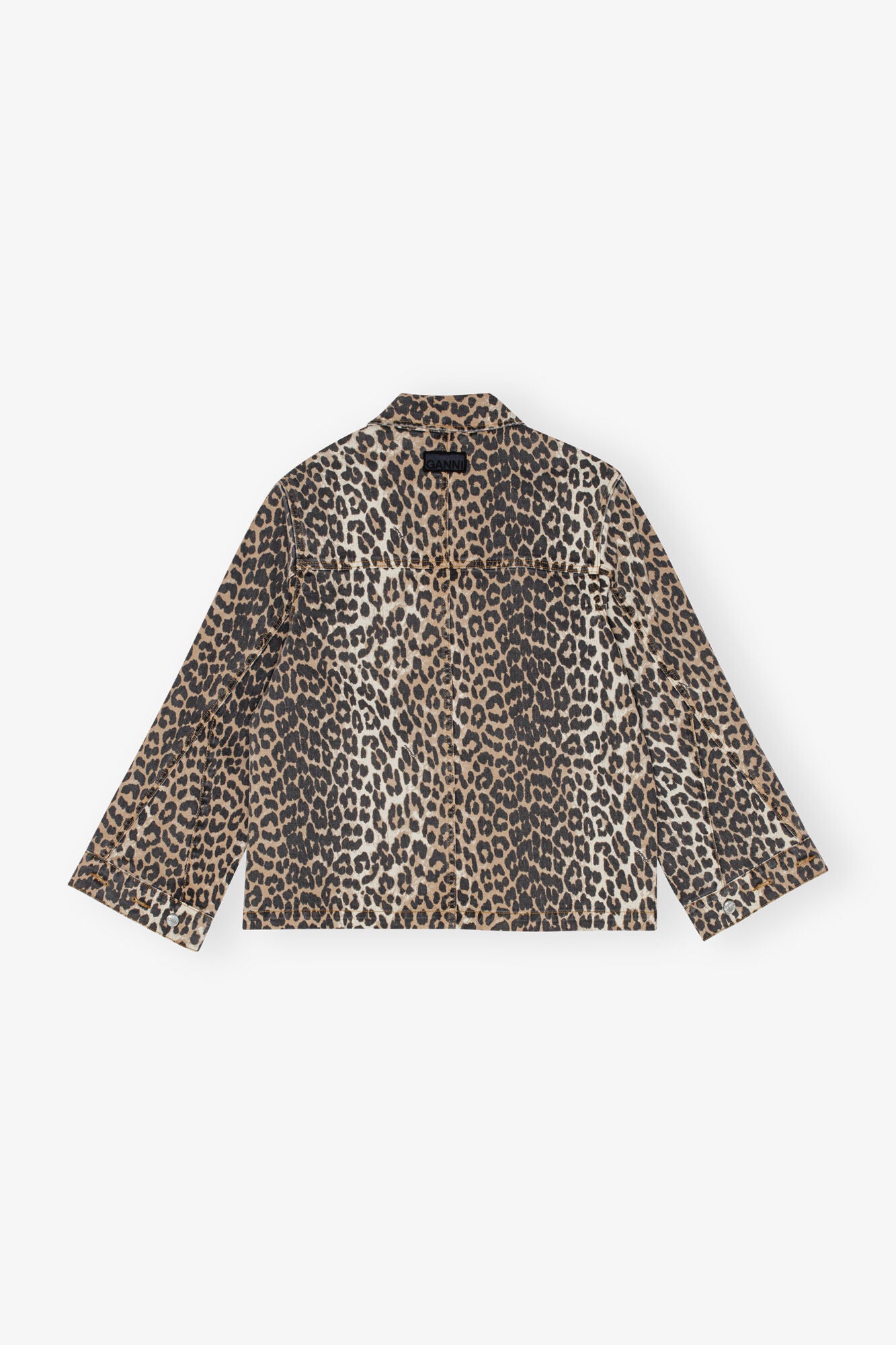 Leopard Denim Jacket