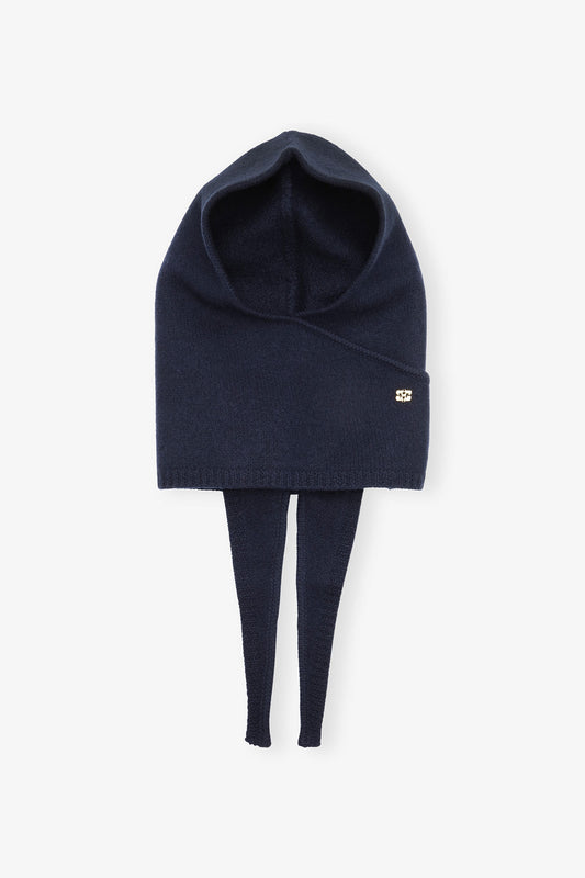 Navy Wool Balaclava