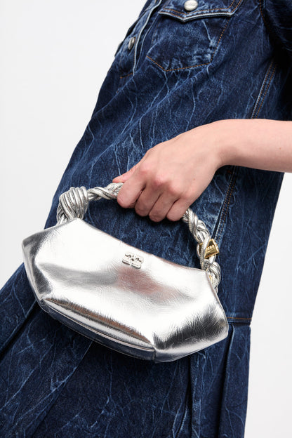 Silver Mini Bou Bag