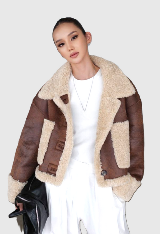 Lily shearling Reversible Jacket