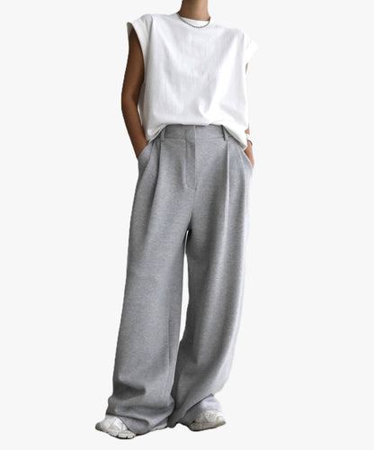 Sweat Wide Trousers