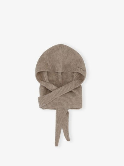 Soft Wool Balaclava Almond