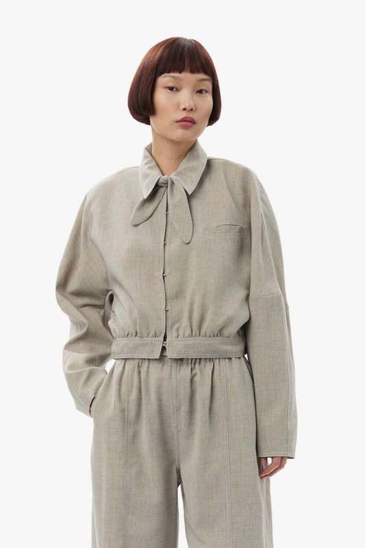 Light Melange Short Jacket
